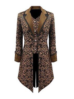 Women's Gothic Victorian Coat Steampunk Renaissance Jacket